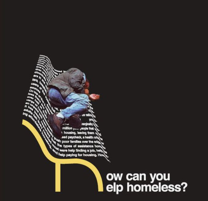 How can you help homelessness? A Graphic Design Write-Up by Adam Taber